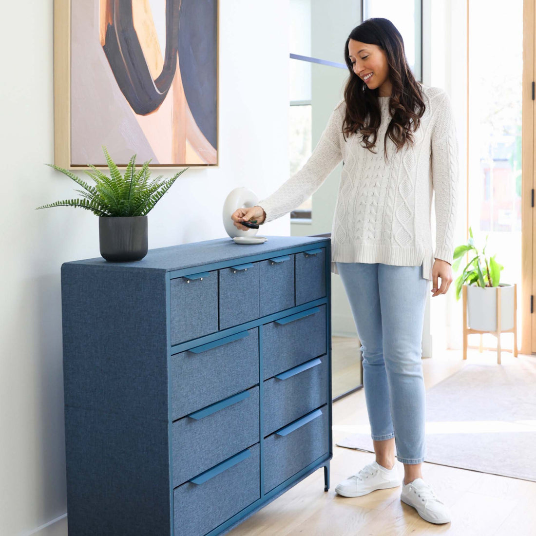 Mudroom Storage Without Built-Ins