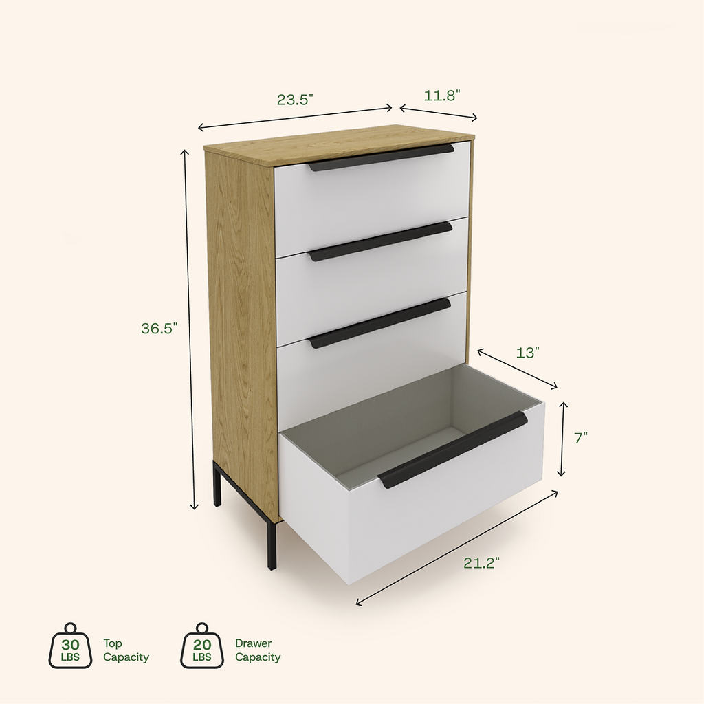 Lira - 4 drawers