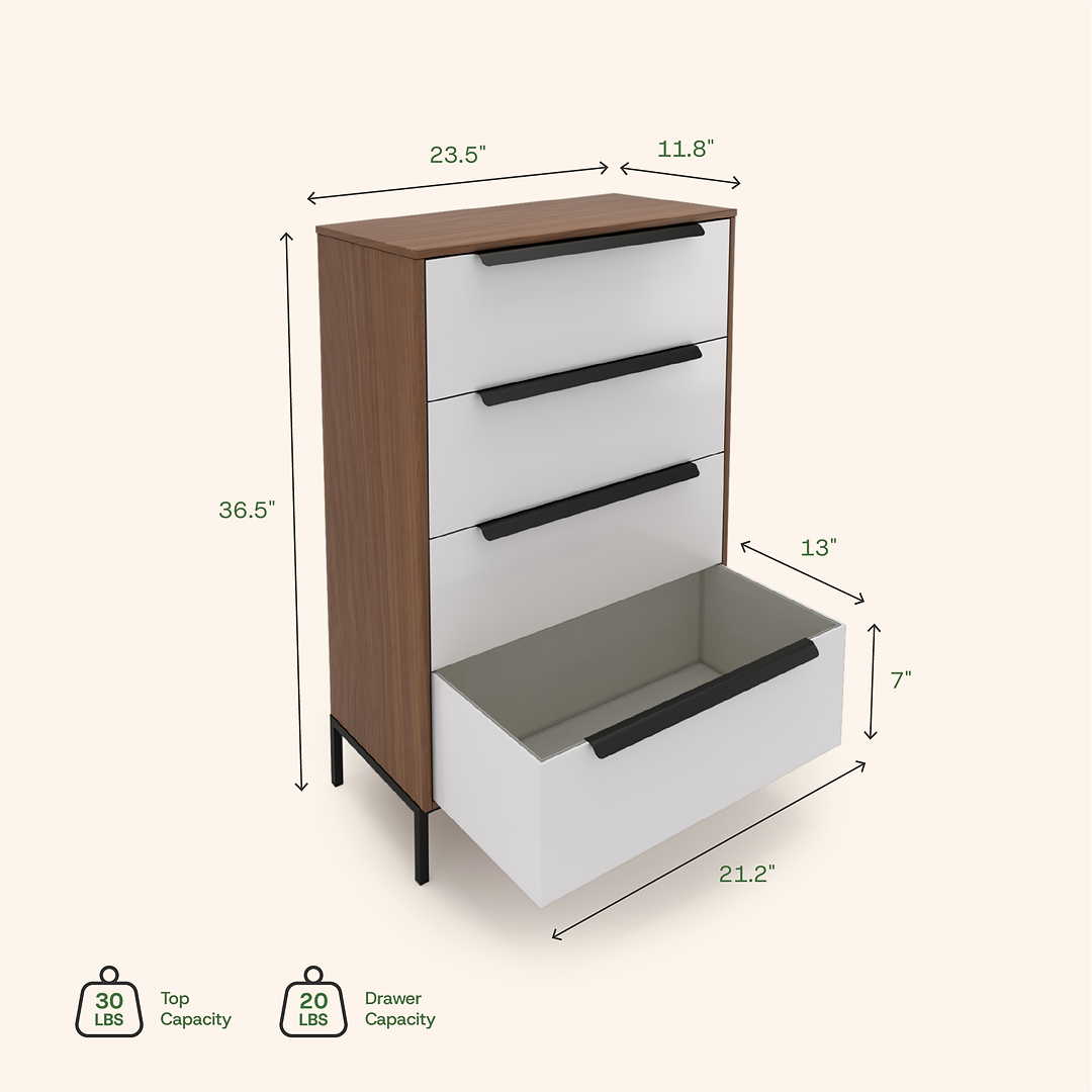 Lira - 4 drawers