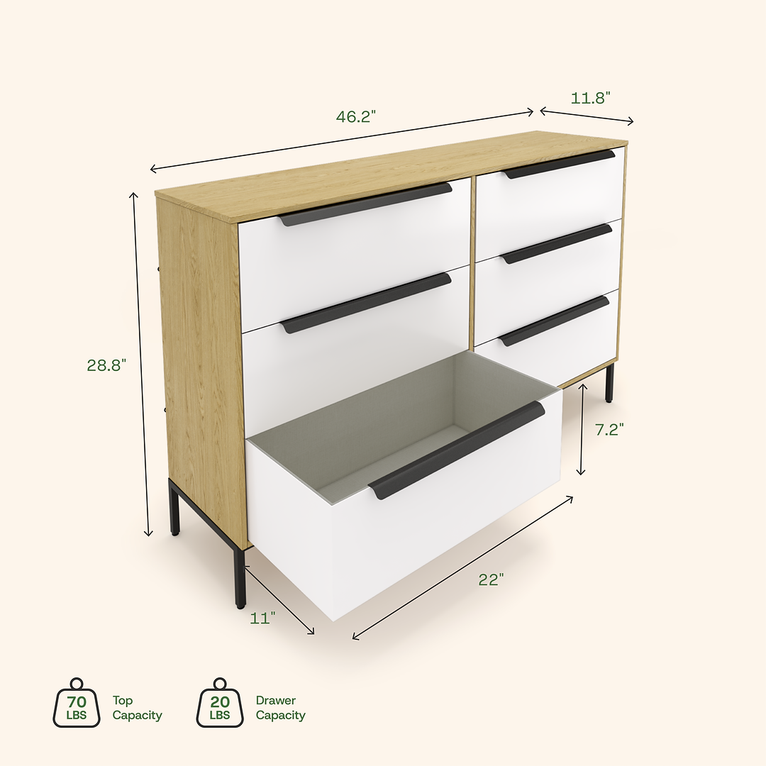 Lira - 6 drawers