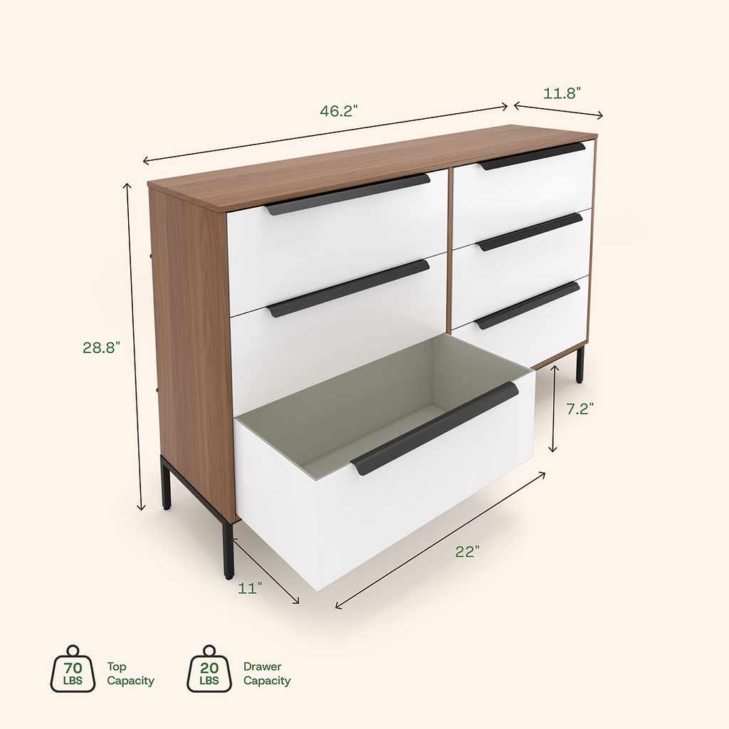Lira - 6 drawers