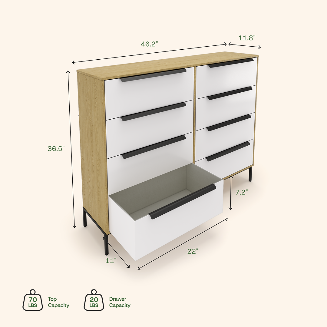 Lira - 8 drawers