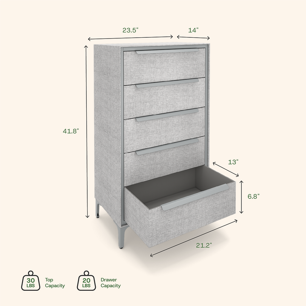 Naima - 5 drawers