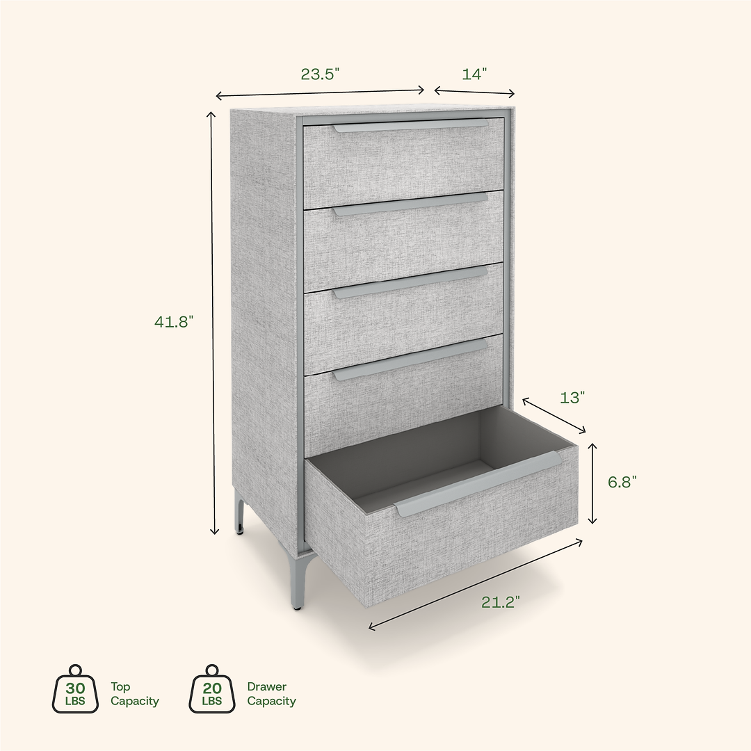 Naima - 5 drawers
