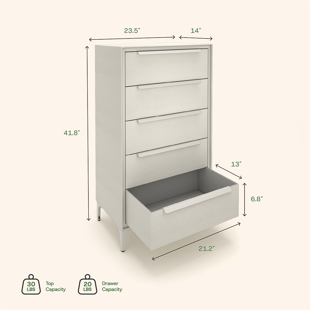 Naima - 5 drawers